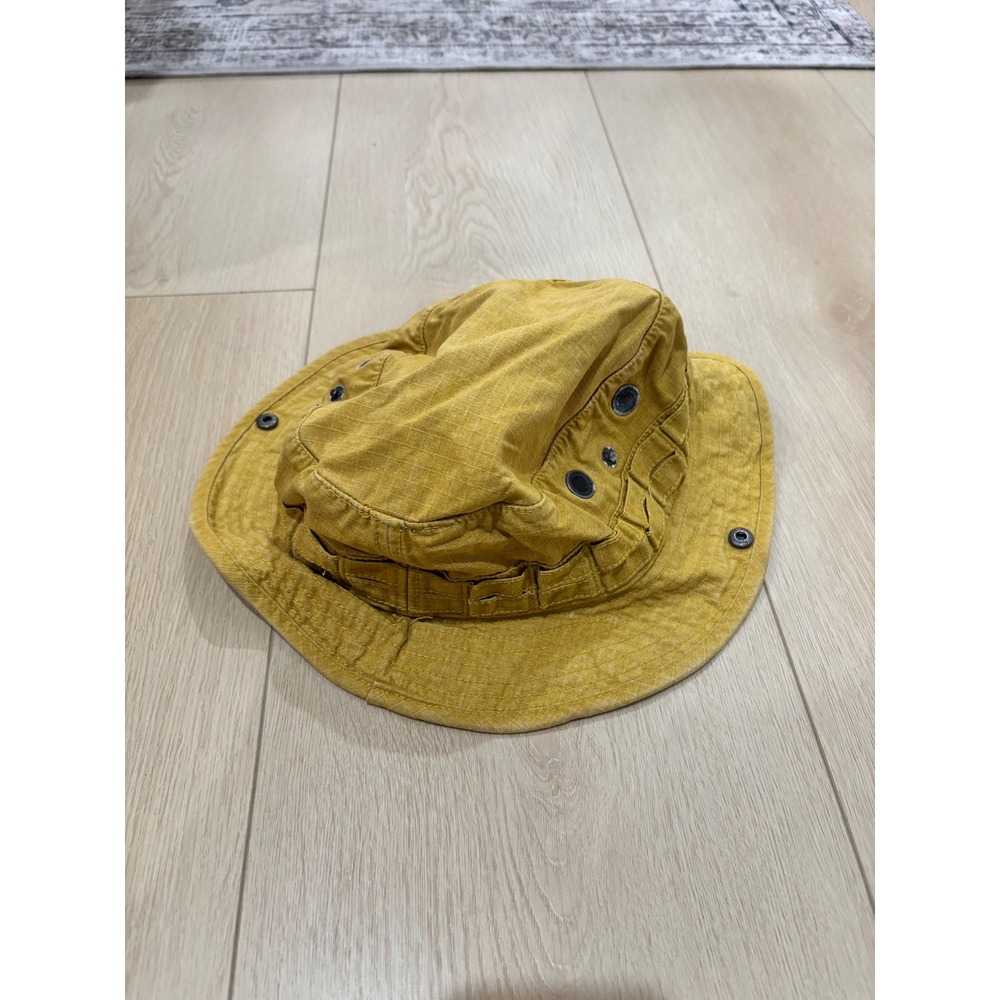 Aime Leon Dore Boonie Hat Mustard Yellow‎ Ripstop Mens Utility Bucket Hat - Picture 2 of 3